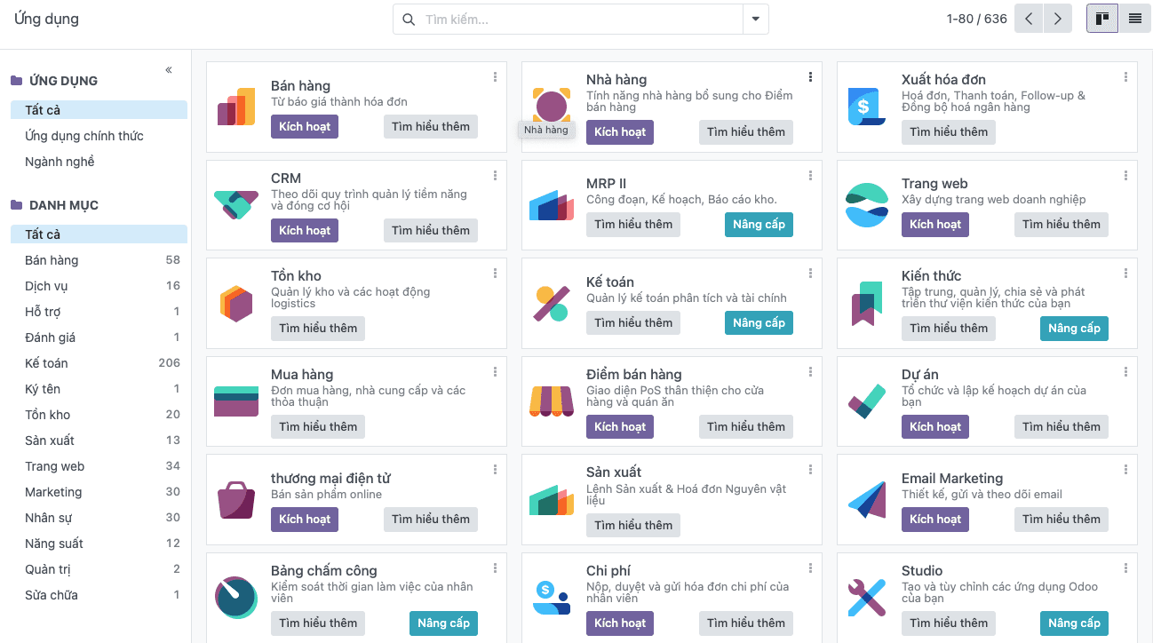 ADO ERP — Odoo ERP